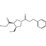 (3R,4S)-3-(2-Bromoacetyl)-4-ethyl-1-pyrrolidinecarboxylic acid phenylmethyl ester pictures