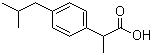 CAS # 15687-27-1, Ibuprofen, alpha-Methyl-4-(2-methylpropyl)benzeneacetic acid, 2-(4-Isobutylphenyl)-propionic acid, p-Isobutylhydratropic acid