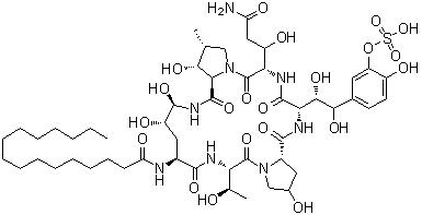 CAS # 144371-88-0 (138328-74-2), FR 901379, 1H-Dipyrrolo[2,1-c:2',1'-l][1,4,7,10,13,16]hexaazacycloheneicosine, cyclic peptide deriv.