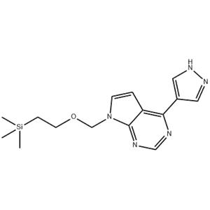 4-(1H-pyrazol-4-yl)-7-((2-(trimethylsilyl)ethoxy)methyl)-7H-pyrrolo[2,3-d]pyrimidine