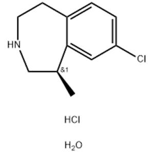 Lorcaserin hydrochloride hemihydrate