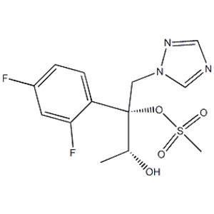 (2R,3R)-2-(2,4-difluorophenyl)-1-(1H-1,2,4-triazol-1-yl)butane-2,3-diol Mesylate