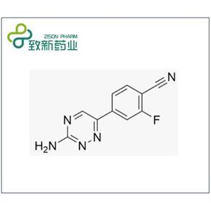 4-(3-Amino-1,2,4-triazin-6-yl)-2-fluorobenzonitrile