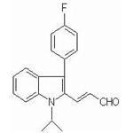(E)-3-[3'-(4"-fluorophenyl)-1'-(1"-methylethyl)-1H-indole-2"yl] prop-2-enal pictures