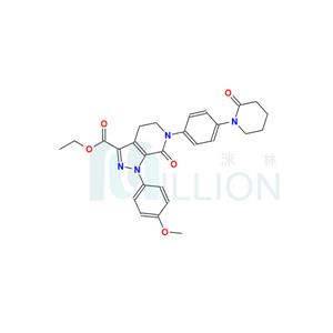 1-(4-Methoxyphenyl)-7-oxo-6-[4-(2-oxopiperidin-1-yl)phenyl]-4,5,6,7-tetrahydro-1H-pyrazolo[3,4-c]pyridine-3-carboxylic acid ethyl ester