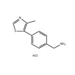 (4-(4-Methylthiazol-5-yl)phenyl)methanamine hydrochloride pictures