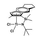 Dichloro[N-(1,1-dimethylethyl)-1,1-dimethyl-1-[(1,2,3,3a,8a-η)-1,5,6,7-tetrahydro-2-methyl-s-indacen-1-yl]silanaminato(2-)-κN] titanium pictures