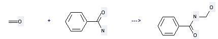 N-(Hydroxymethyl)benzamide can be prepared by benzamide with formaldehyde. 