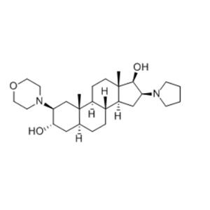 (2b,3a,5a,16b,17b)-2-(4-Morpholinyl)-16-(1-pyrrolidinyl)androstane-3,17-diol