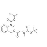 N-Methyl-N-(3-[((N-tert-butoxycarbonyl-N-methylamino)acetoxy)methyl]pyridin-2-yl)carbamic acid 1-chloroethyl ester pictures