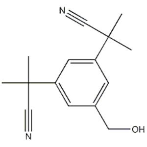 5-(Hydroxymethyl)-alpha,alpha,alpha',alpha'-tetramethyl-1,3-benzenediacetonitrile