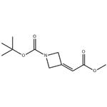 1-Azetidinecarboxylic acid, 3-(2-methoxy-2-oxoethylidene)-, 1,1-dimethylethyl ester pictures