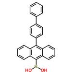 B-(10-[1,1'-Biphenyl]-4-yl-9-anthracenyl)boronic acid pictures