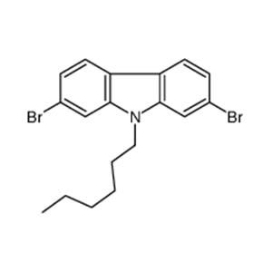 2,7-dibromo-9-hexyl-9H-carbazole