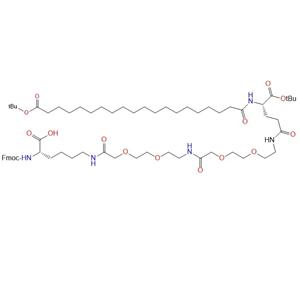 Fmoc-Lys[tBuO-Ara-Glu(AEEA-AEEA)-OtBu]-OH