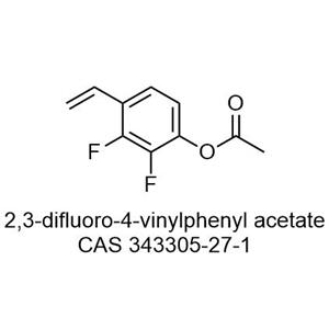 2,3-difluoro-4-vinylphenyl acetate