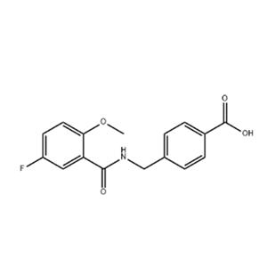 4-((5-fluoro-2-methoxybenzamido) methyl)benzoic acid