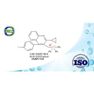 2-Cyclopropyl-4-(4-fluorophenyl)-quinolin-3-ylmethyl]-triphenyl-phosphonium bromide