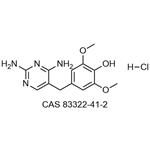 Phenol, 4-[(2,4-diamino-5-pyrimidinyl)methyl]-2,6-dimethoxy-, hydrochloride (1:1) pictures