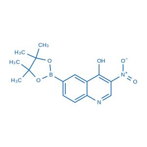 3-Nitro-4-quinolinol-6-boronic acid pinacol ester