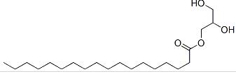 Glyceryl monostearatel Structure