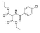 Diethyl 2-[4-(chlorobenzoylamino]Malonate Structure