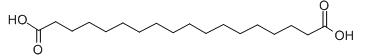 octadecanedioic acid Structure