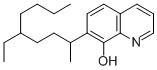 7-(4-ethyl-1-methyloctyl)-8-hydroxyquinoline Structure