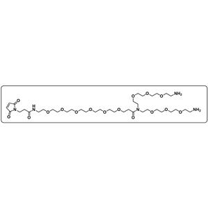 N-(Mal-PEG6)-N-bis(PEG3-amine)