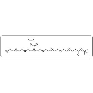 N-(Azido-PEG2)-N-Boc-PEG4-t-butyl ester