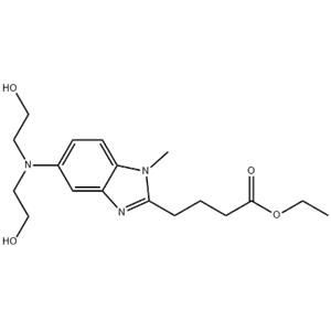 5-[Bis(2-hydroxyethyl)amino]-1-methyl-1H-benzimidazole-2-butanoic acid ethyl ester
