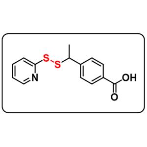 4-(1-(pyridin-2-yldisulfaneyl)ethyl)benzoic acid