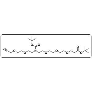 N-(Propargyl-PEG2)-N-Boc-PEG3-t-butyl ester