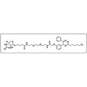 UV Cleavable Biotin-PEG2-Azide