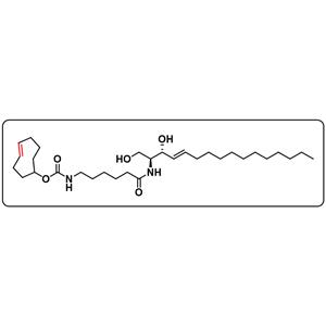 (E)-Cyclooct-4-en-1-yl (6-(((2S,3R,E)-1,3-dih ydroxyoctadec-4-en-2-yl)amino)-6-oxohexyl) carbamate