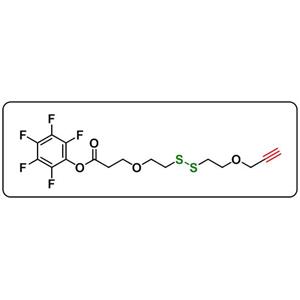 Propargyl-PEG1-SS-PEG1-PFP ester