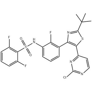 N-{3-[5-(2-chloro-4-pyriMidinyl)-2-(1,1-diethylethyl)-1,3-thiazol-4-yl]-2-fluoraphenyl}-2,6-difluorobenzenesulfonaMide