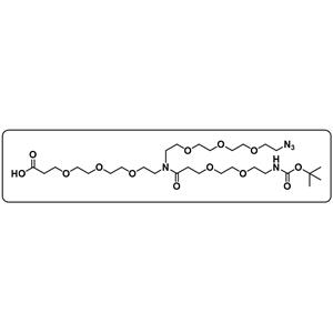 N-(Azido-PEG3)-N-(PEG2-NH-Boc)-PEG3-acid