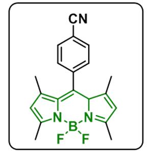 4,4-Difluoro-8(4'-cyanophenyl)-1,3,5,7-tetramethyl-4-bora-3a,4a-diaza-s-indacene