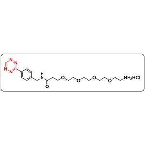 Tetrazine-PEG4-amine HCl salt