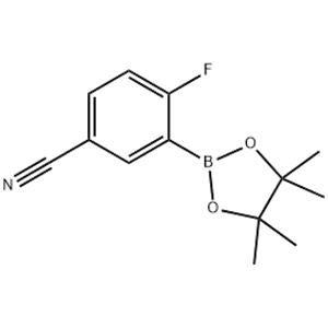 4-Fluoro-3-(4,4,5,5-tetramethyl-1,3,2-dioxaborolan-2-yl)benzonitrile