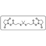 Bis(2,5-dioxopyrrolidin-1-yl) 3,3'-(propane-2,2-diylbis(sulfanediyl))dipropionate pictures