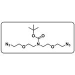 N-Boc-N-bis(PEG1-azide) pictures