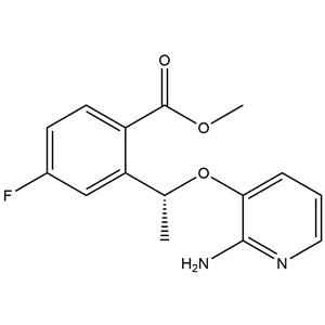 methyl(R)-2-(1-((2-aminopyridin-3-yl)oxy)ethyl)-4-fluorobenzoate