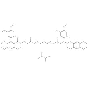 pentamethylene bis[1-(3,4-dimethoxybenzyl)-3,4-dihydro-6,7-dimethoxy-1H-isoquinoline-2-propionate], dioxalate