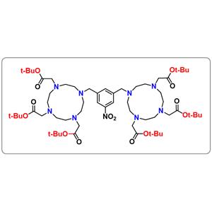 1,1',4,4',7,7'-Hexakis(1,1-dimethylethyl) 10,10'-[(5-nitro-1,3-phenylene)bis(methylene)]-Bis[DOTA-(COOt-Bu)3]