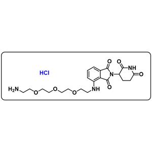 Pomalidomide-NH-PEG3-amine hydrochloride