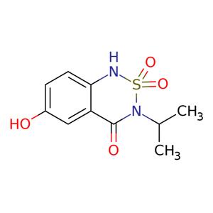 6-hydroxy-3-isopropyl-1H-benzo[c][1,2,6]thiadiazin-4(3H)-one 2,2-dioxide