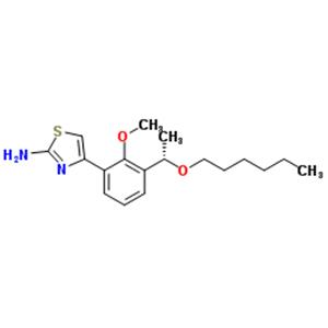 (S)-4-(3-(1-(hexyloxy)ethyl)-2-methoxyphenyl)thiazol-2-amine