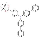 Bis(biphenyl-4-yl)[4-(4,4,5,5-tetramethyl-[1,3,2]dioxaborolan-2-yl)phenyl]amine pictures